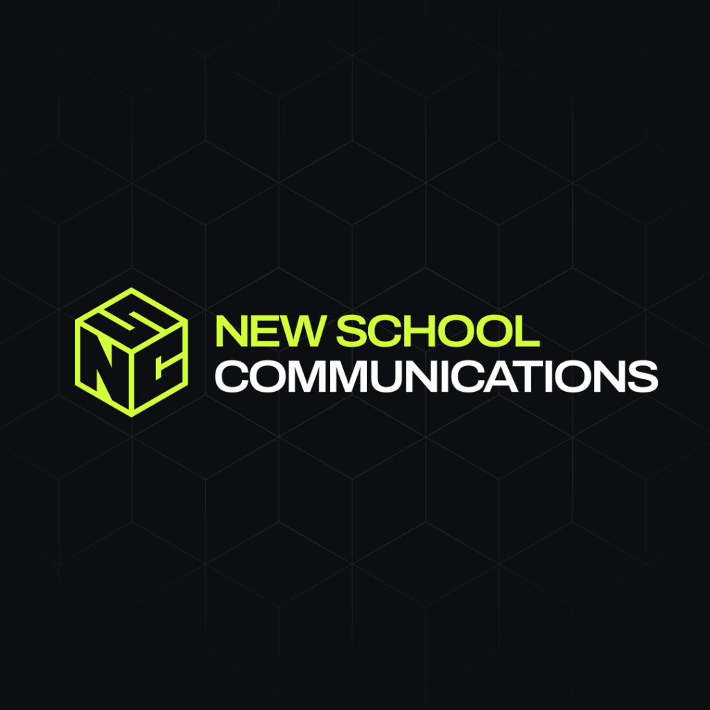 Logo New School Communications – čtverec
